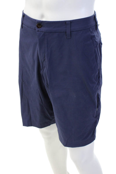 Lululemon Mens Flat Front 10" Inseam Shorts Dark Blue Size 33