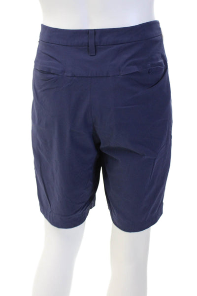 Lululemon Mens Flat Front 10" Inseam Shorts Dark Blue Size 33