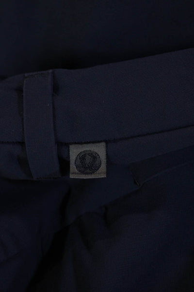 Lululemon Mens Flat Front 10" Inseam Shorts Dark Blue Size 33