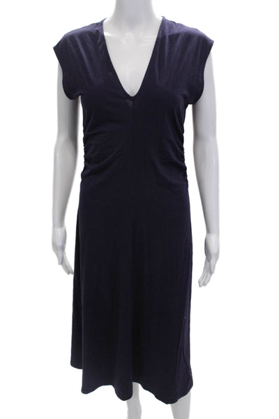 MM. La Fleur Womens Fit & Flare Midi Dress Purple Size S