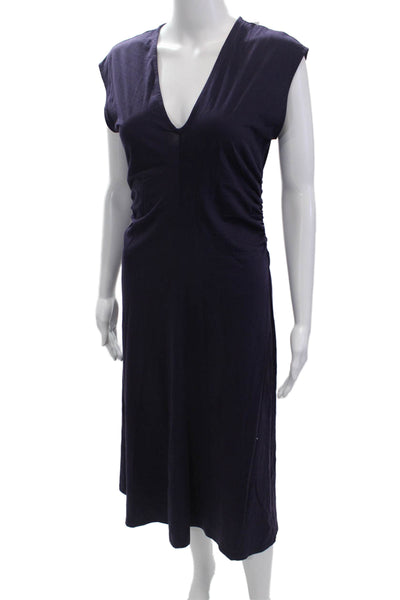 MM. La Fleur Womens Fit & Flare Midi Dress Purple Size S