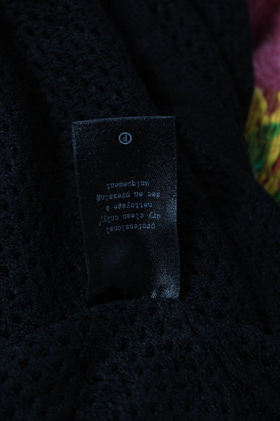 Rag & Bone Knit Womens Solid Long Sleeve Knit Top Black Size XS