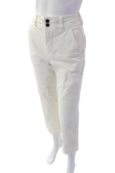 Everlane Womens Straight Jeans White Size 0