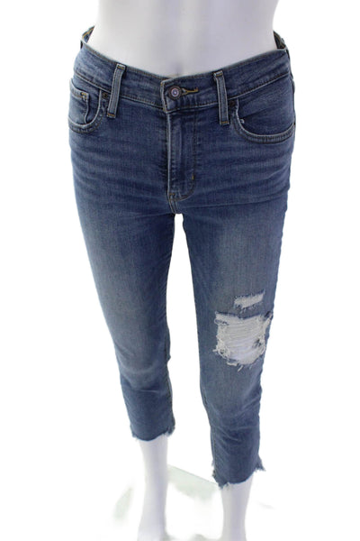 Levi Strauss & Co Womens Straight Jeans Blue Size 26