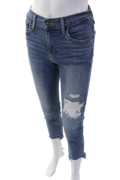 Levi Strauss & Co Womens Straight Jeans Blue Size 26