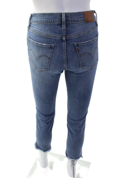 Levi Strauss & Co Womens Straight Jeans Blue Size 26