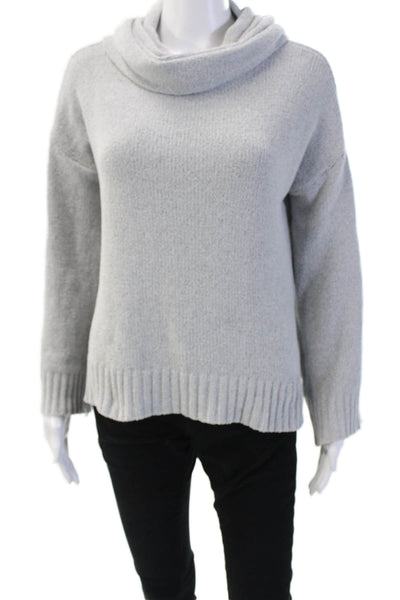 BB Dakota Womens Knit Cowl Neck Pullover Sweater Top Gray Size XS