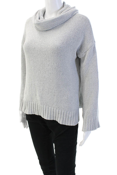 BB Dakota Womens Knit Cowl Neck Pullover Sweater Top Gray Size XS