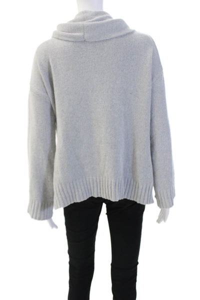 BB Dakota Womens Knit Cowl Neck Pullover Sweater Top Gray Size XS