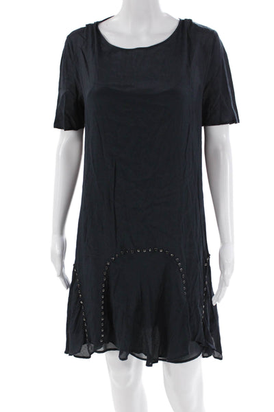 Zara Woman Womens T-Shirt Dress Blue Size M