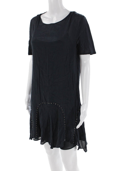 Zara Woman Womens T-Shirt Dress Blue Size M