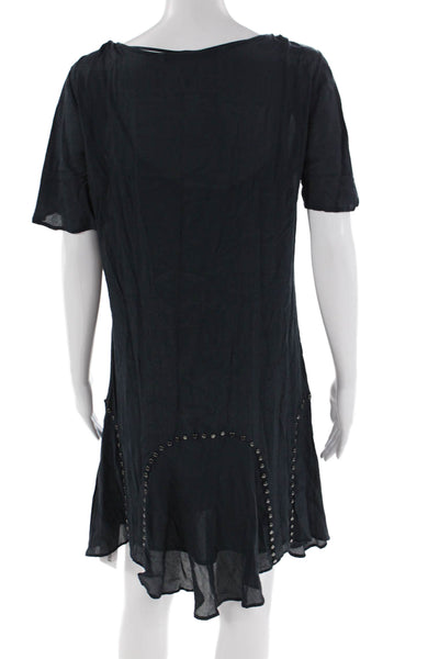 Zara Woman Womens T-Shirt Dress Blue Size M