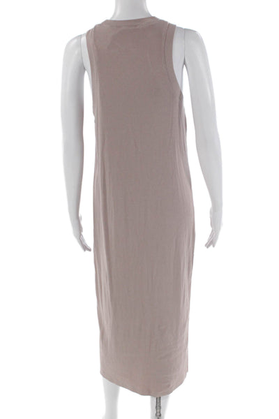 Zara Womens Sleeveless Tank Dress Pink Size S