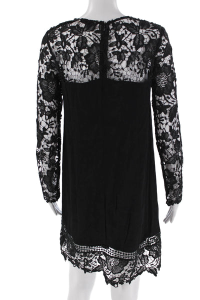 Lush Womens Sheath Mini Dress Black Size S