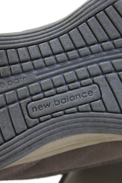 New Balance Womens 877 Suede Trim Lace Up Walking Sneakers Gray Blue Size 11