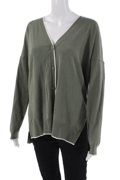 SplendidWomens Cardigan Sweater Green Size S