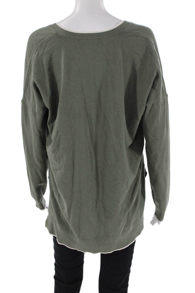 SplendidWomens Cardigan Sweater Green Size S