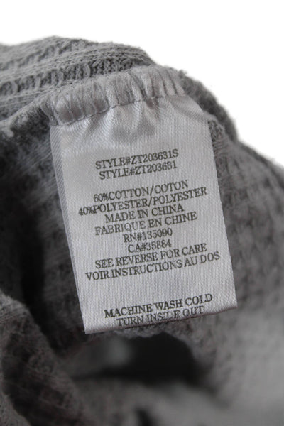 Z Supply Womens Pullover Sweatshirt Gray Size M