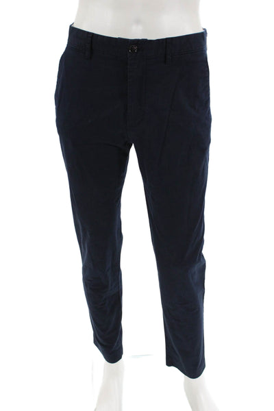 Zara Tapered Flat Front Pants Blue Size 30