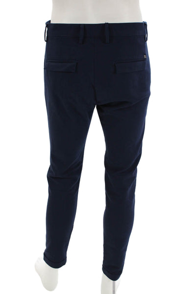 Zara Man Mens Stretch Tapered Pants Blue Size 31