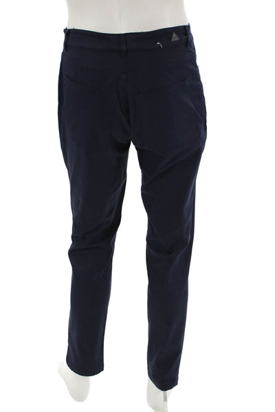 Zara Mens Tapered Stretch Pants Blue Size 32