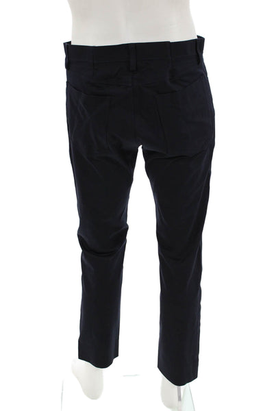 Theory Womens Raffi Slim Fit Pants Blue Size 32