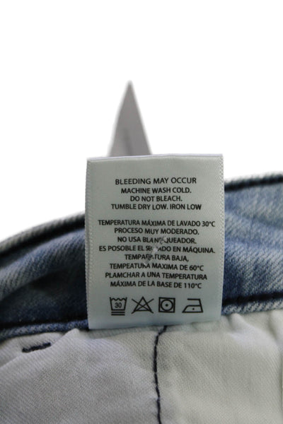 Hidden Womens High Rise Light Wash Flare Leg Jeans Blue Cotton Size 26