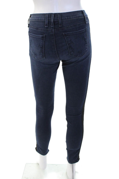 McGuire Women's Midrise Five Pocket Zip Ankle Skinny Denim Pants Size 27