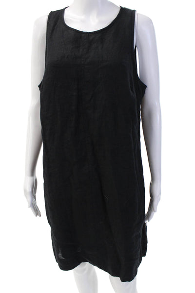 J Crew Womens Tank Mini Dress Black Size XS