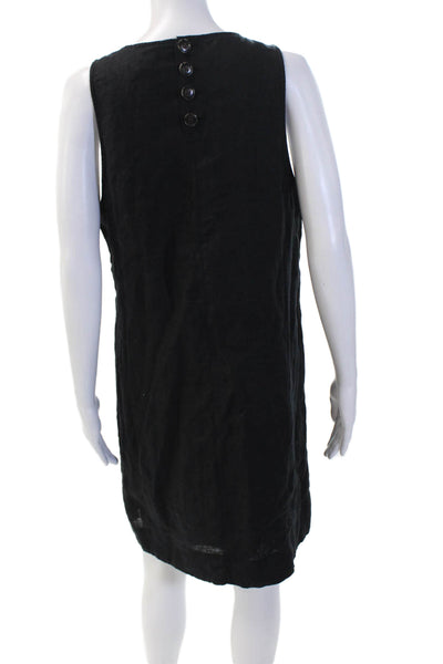 J Crew Womens Tank Mini Dress Black Size XS