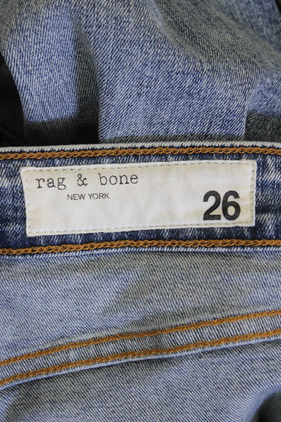 Rag & Bone Womens Bootcut Jeans Blue Size 26