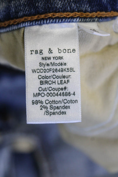 Rag & Bone Womens Bootcut Jeans Blue Size 26