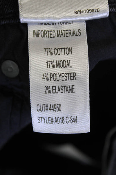 Agolde Womens Distressed Skinny Jeans Black Size 26