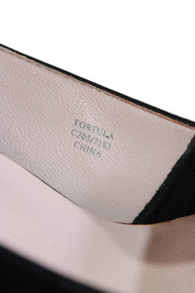 Taryn Rose Womens Open Toe Slingback Block Heels Black Size 08