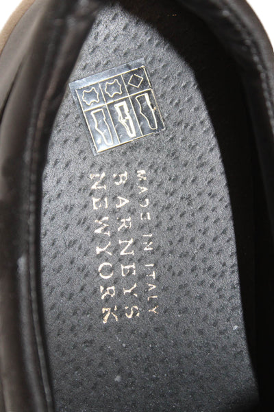 Barneys New York Womens Textured Slip On Lined Shoes Black Size EUR 40