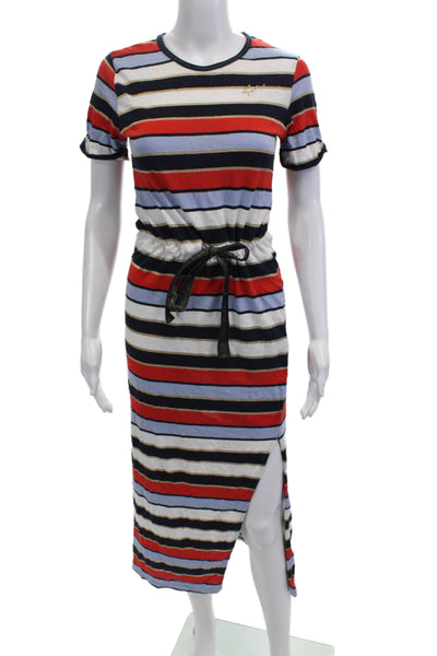 Sass & Bide Womens Striped Maxi Dress Multi Colored Size Extra Extra Small
