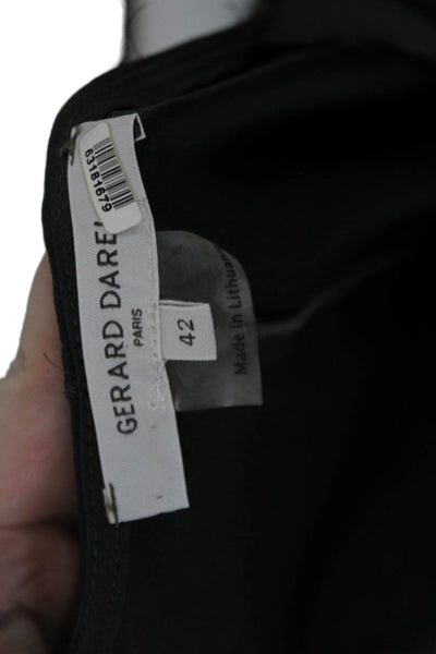 Gerard Darel Womens Long Sleeves Crew Neck Blouse Green Size EUR 42