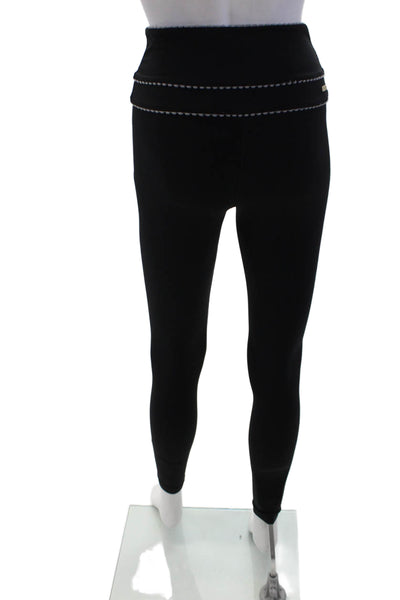 ALALA Womens Mid Rise Pull On Leggings Black Grey Size Extra Small