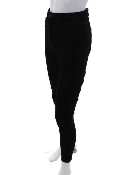 L'Agence Womens Katrina Ultra High Rise Skinny Leg Pants Black Size 27