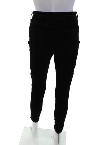 L'Agence Womens Katrina Ultra High Rise Skinny Leg Pants Black Size 27