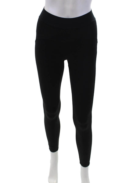 Heroine Sport Womens Mid Rise Pull On Net Sides Leggings Black Size Extra Small