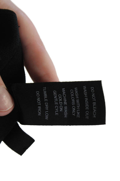 Heroine Sport Womens Mid Rise Pull On Net Sides Leggings Black Size Extra Small
