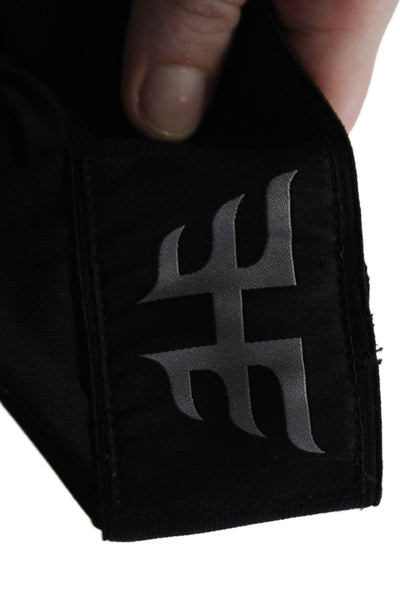 Heroine Sport Womens Mid Rise Pull On Net Sides Leggings Black Size Extra Small