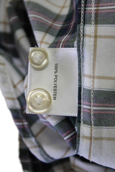 Peter Millar Button-Down Shirt White Size 2XL