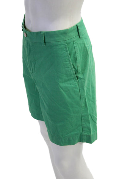 Vineyard Vines Mens Cotton Zip Button Corduroy Shorts Green Size EUR 34