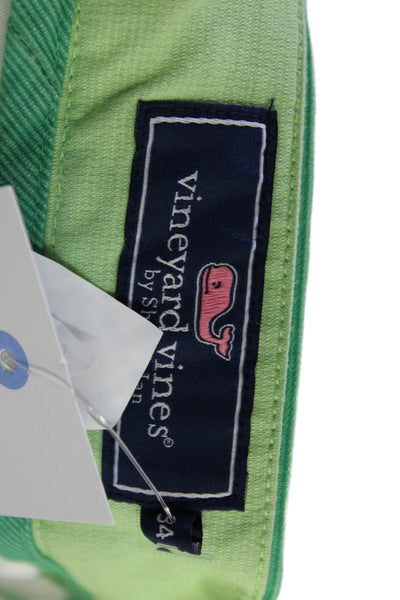 Vineyard Vines Mens Cotton Zip Button Corduroy Shorts Green Size EUR 34