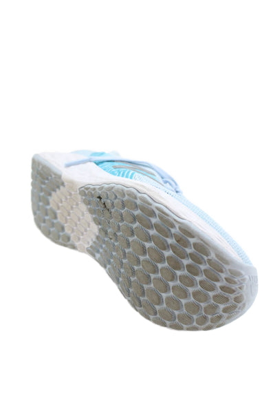 New Balance Girls Round Toe Lace Up Rubber Sole Trainer Sneakers Blue Size 5.5