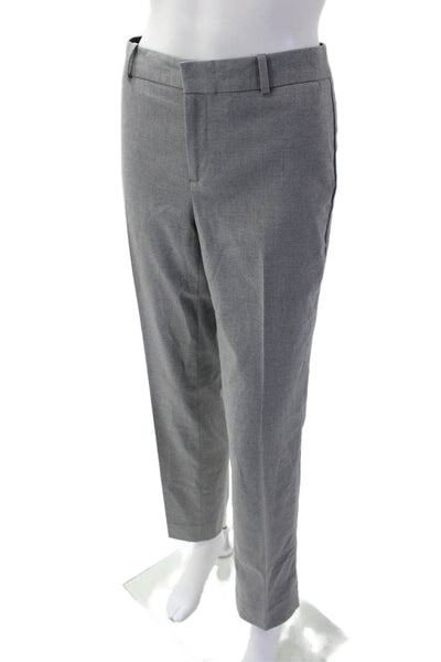 Banana Republic Womens Pleated Zip Button Dress Pants Gray Size 06