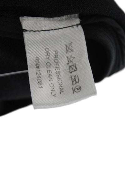 Proenza Schouler Womens Tweed Bottom Short Sleeves Dress Black Size 4