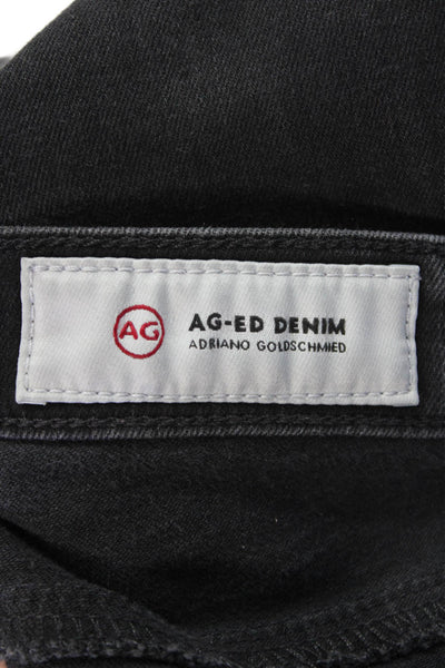AG Adriano Goldschmied Womens The Legging Ankle SuperSkinny Jeans Black Size 26